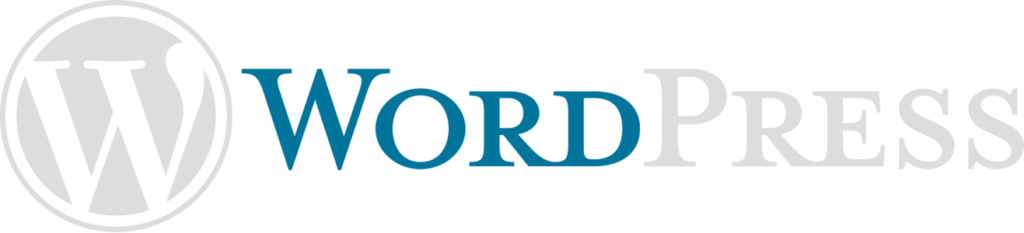 wordpress logo light